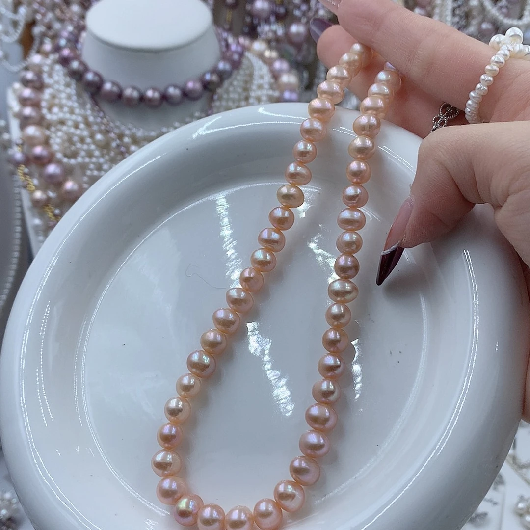 耳饰淡水珍珠银S925镶嵌