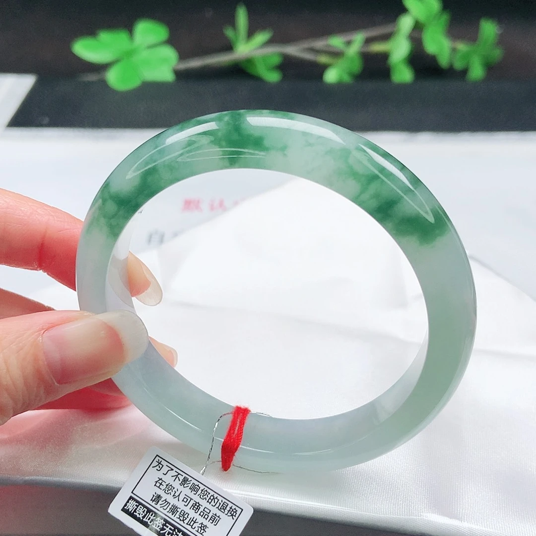 未镶嵌手镯翡翠59圈