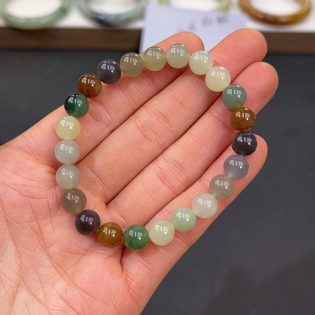 和田玉未镶嵌手镯多宝