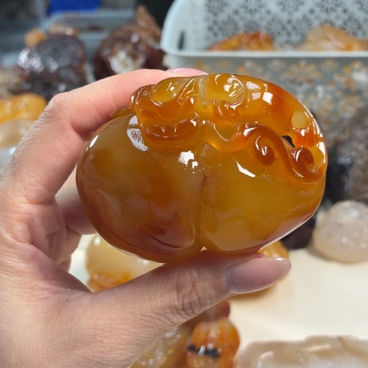 玛瑙/玉髓吊坠(不含链)未镶嵌