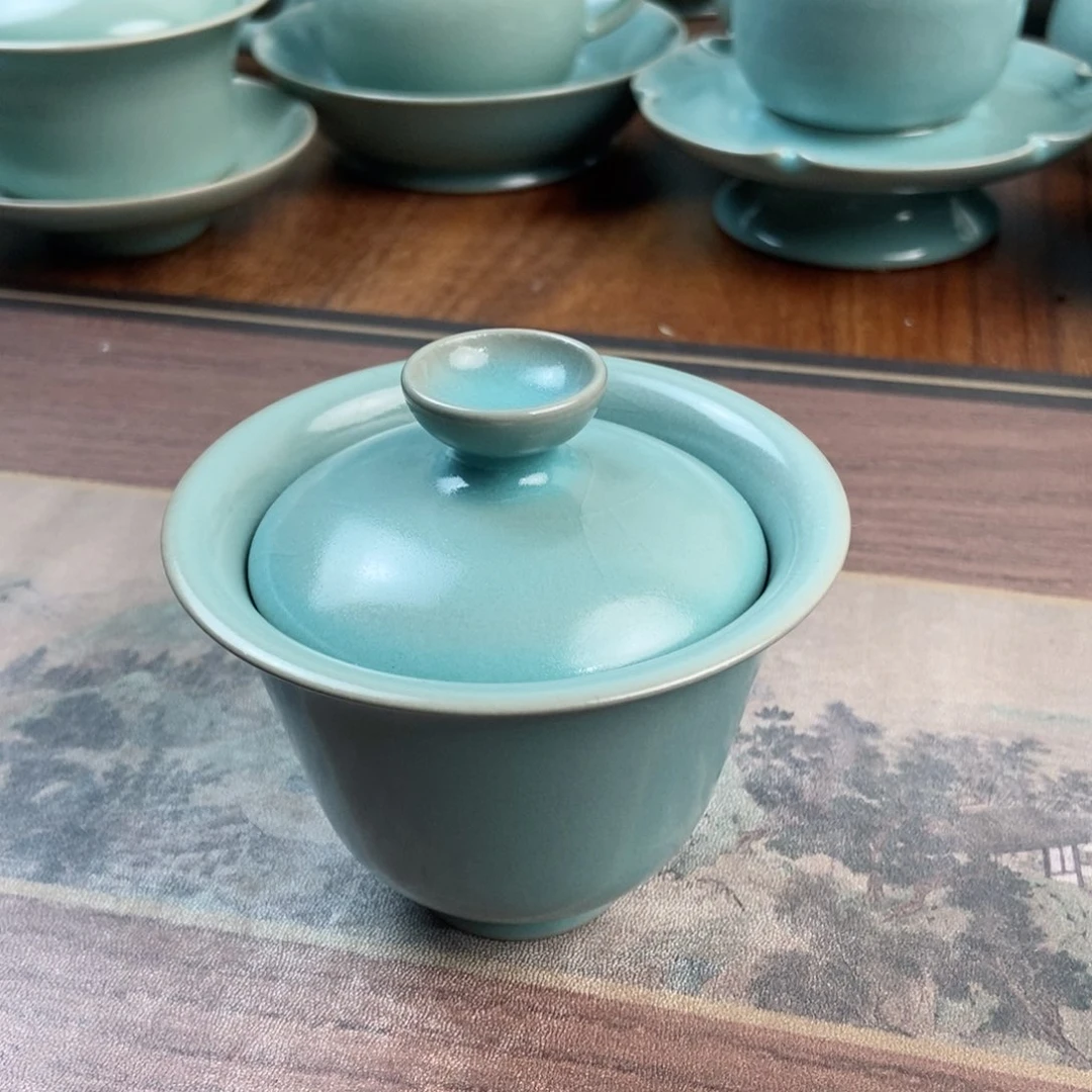 摆件原产地原矿汝瓷～茶器