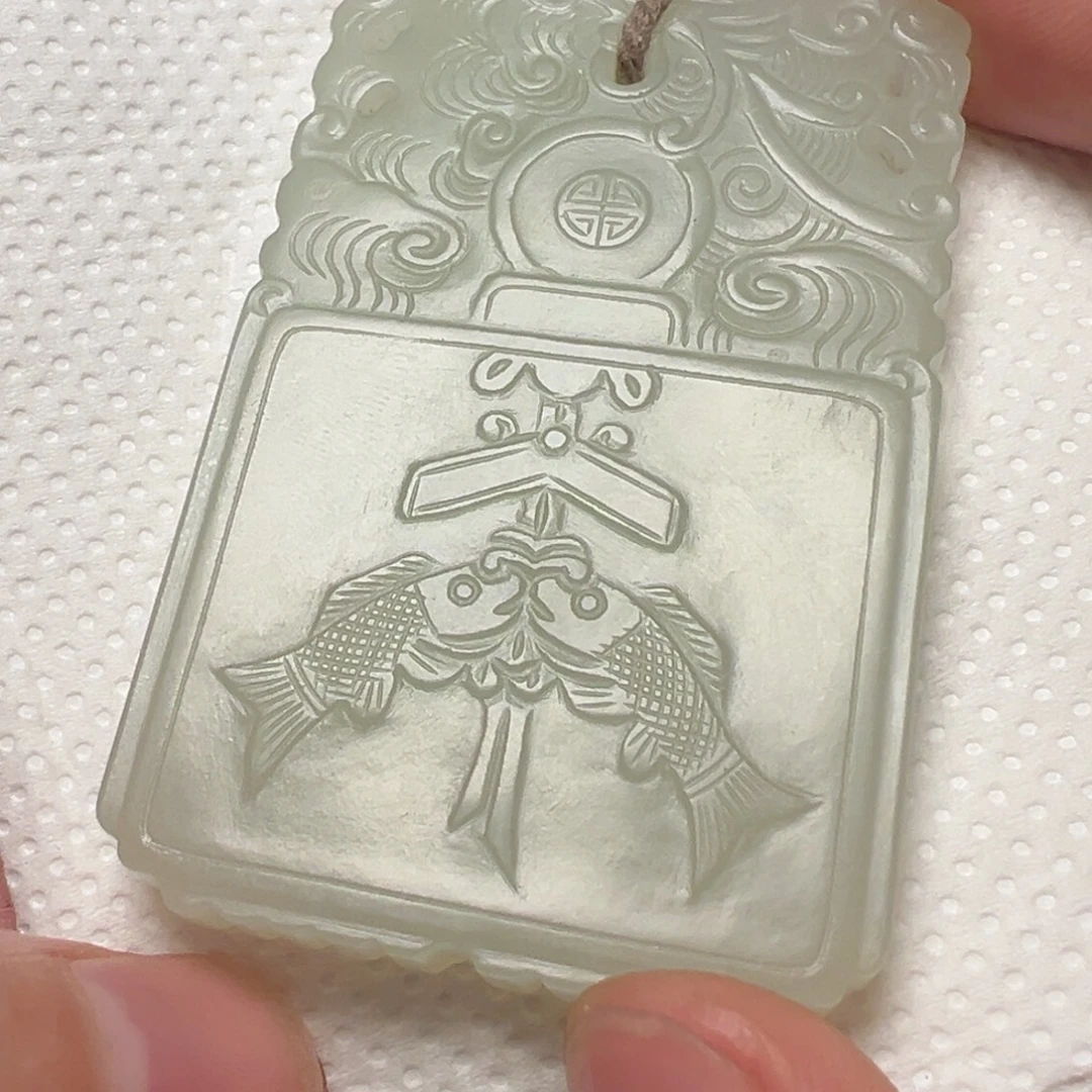 五***叔和田玉未镶嵌挂件