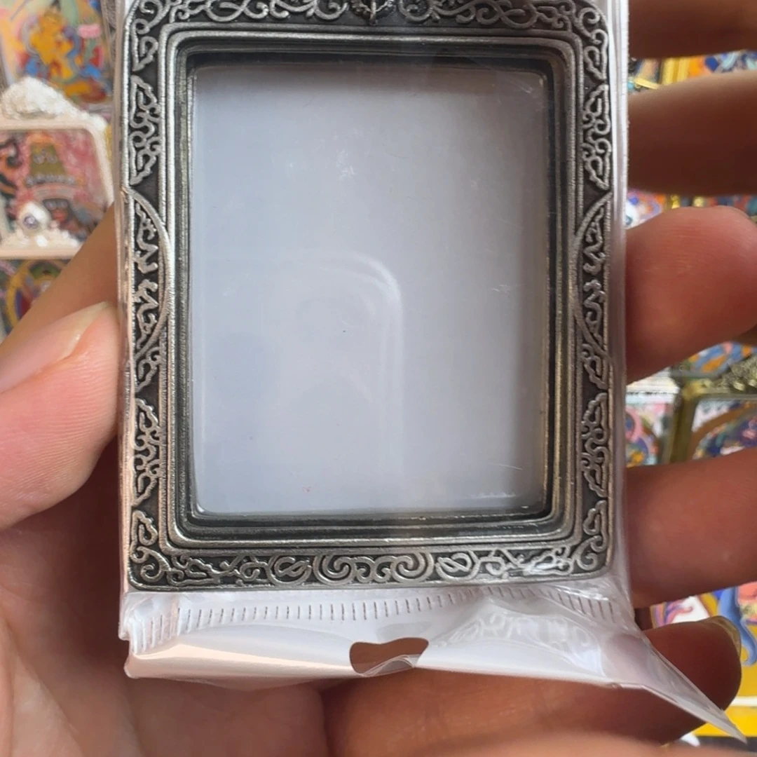 吊坠纯铜嘎乌壳唐卡