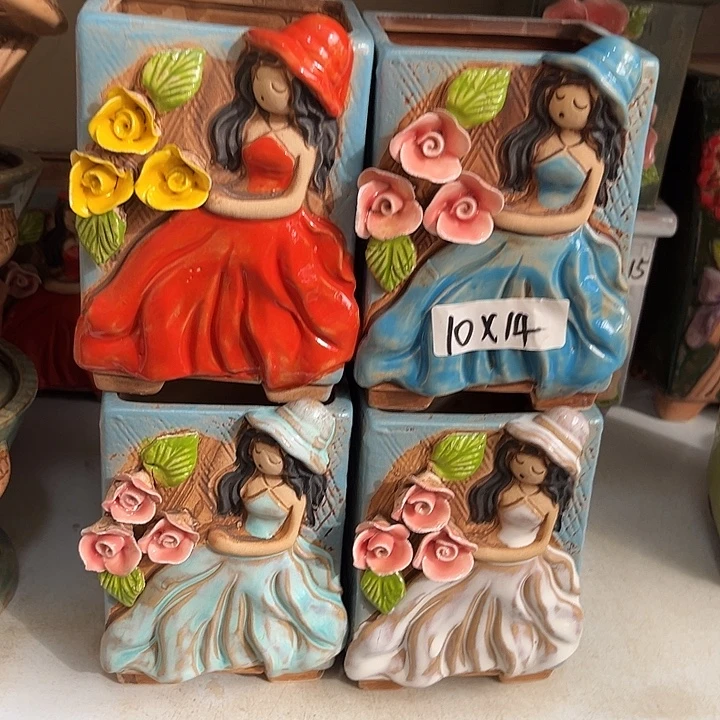 粗陶材质多肉花盆