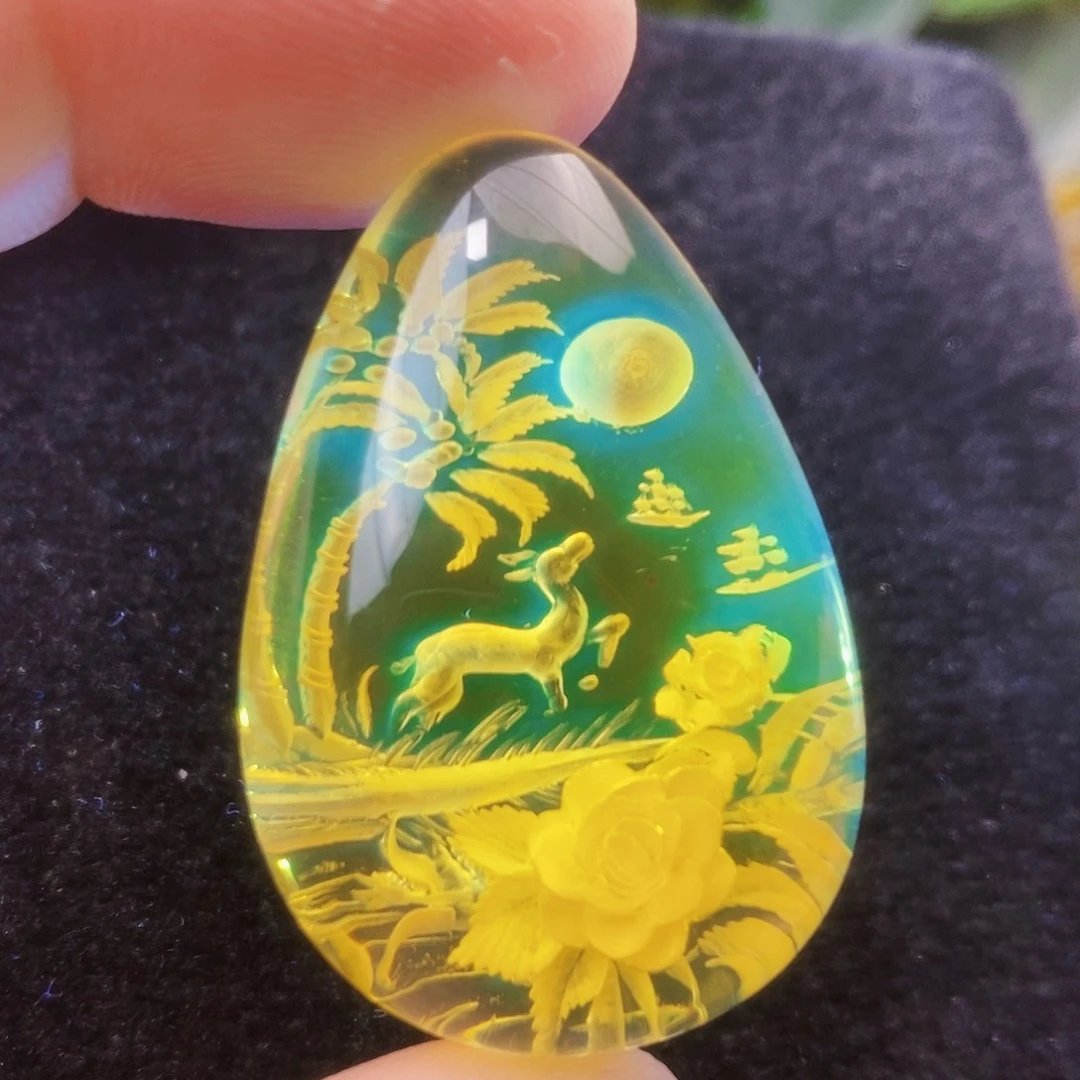 【闪购商品】金珀吊坠(不含链)未镶嵌