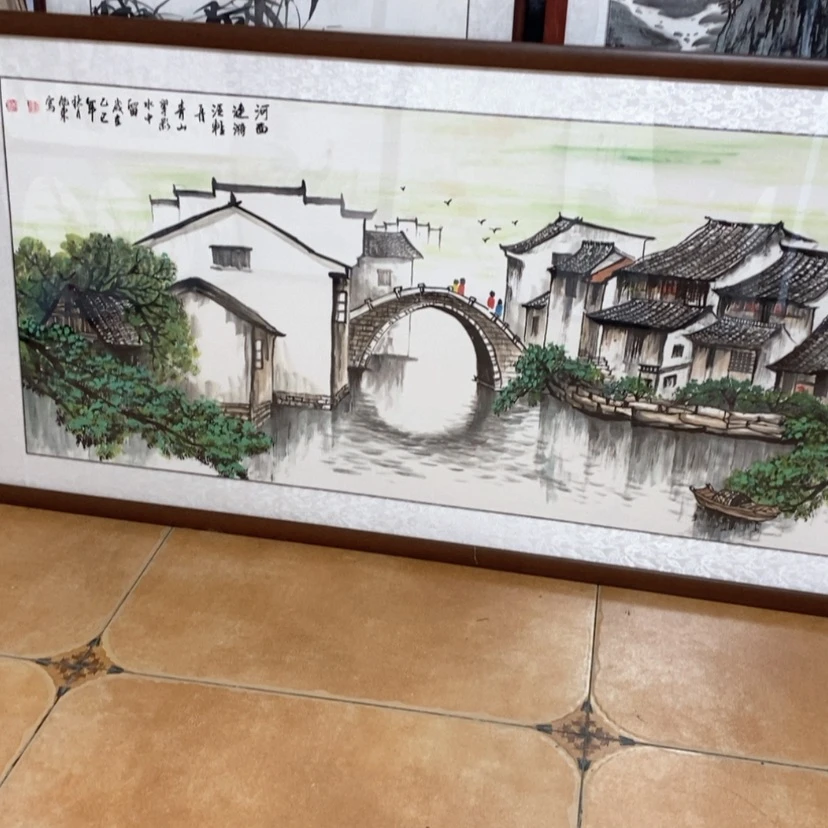 【闪购商品】国画手绘国画带框152.68