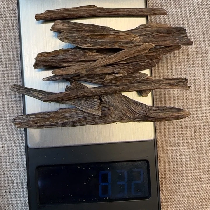 沉香摆件惠州野生树心虫漏8.3克