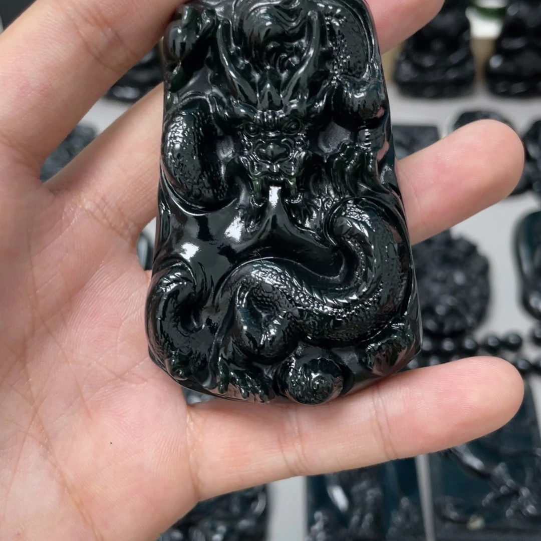 福***量蛇纹石玉未镶嵌吊坠