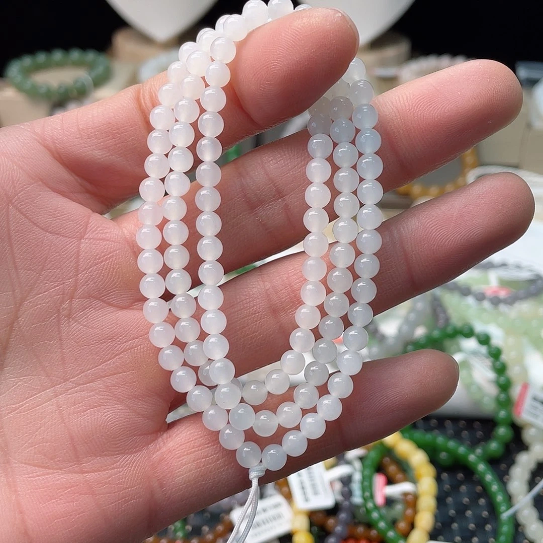 和田玉手串未镶嵌