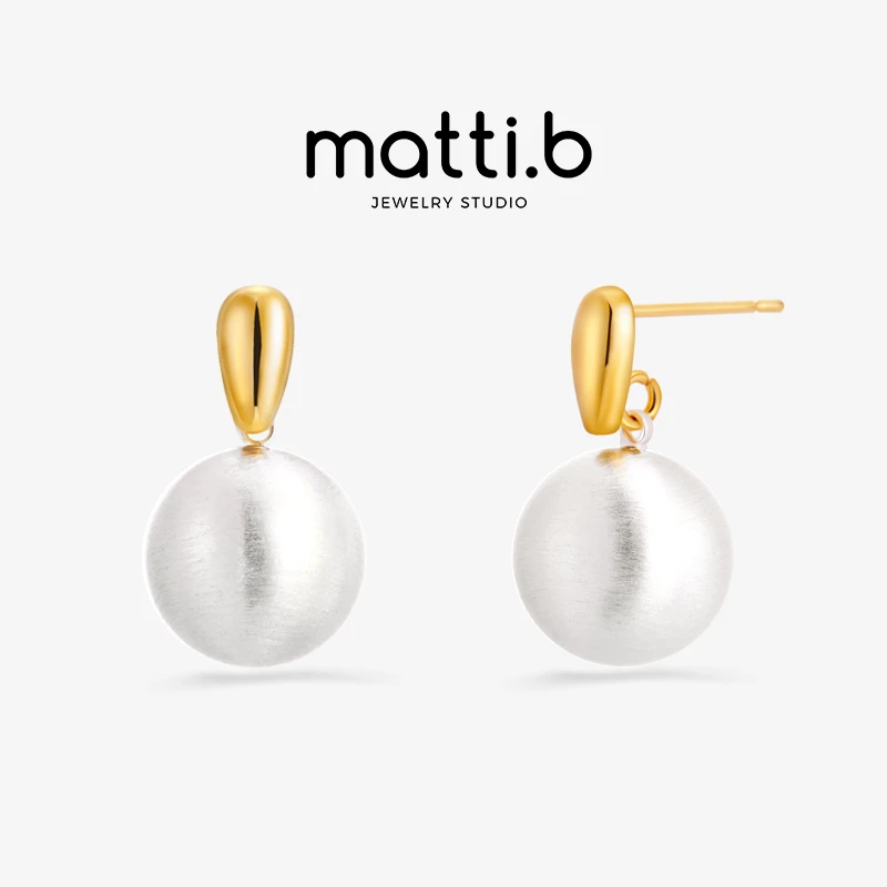 铜合金耳饰 气质时尚百搭简约轻奢设计高级感小众拉丝耳钉女1640