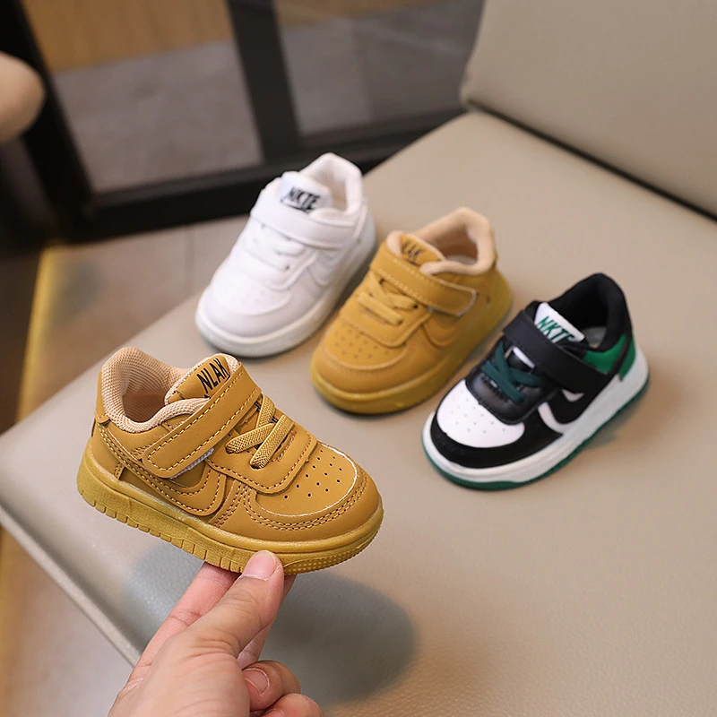 春秋款韩版鞋子男宝宝小白鞋儿童板鞋运动鞋男女宝宝学步鞋婴儿鞋