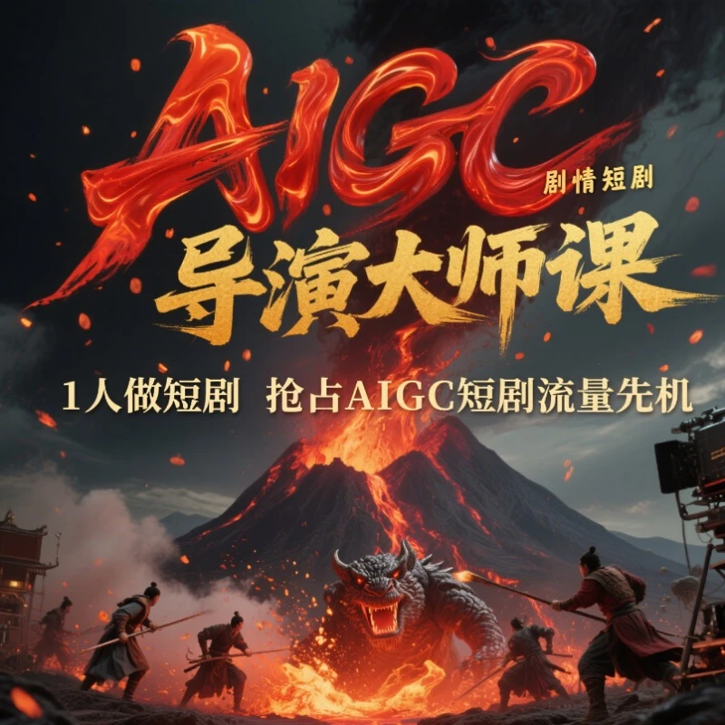 AIGC剧情短剧导演大师课