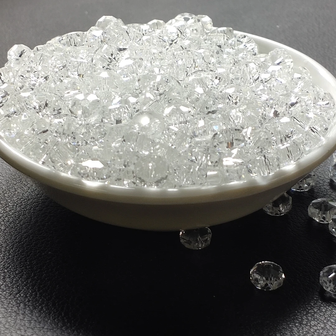 散珠w3066白水车轮切面算盘6*3mm*30颗