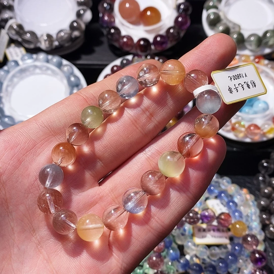 手链水晶未镶嵌聚宝盆彩兔毛9.3