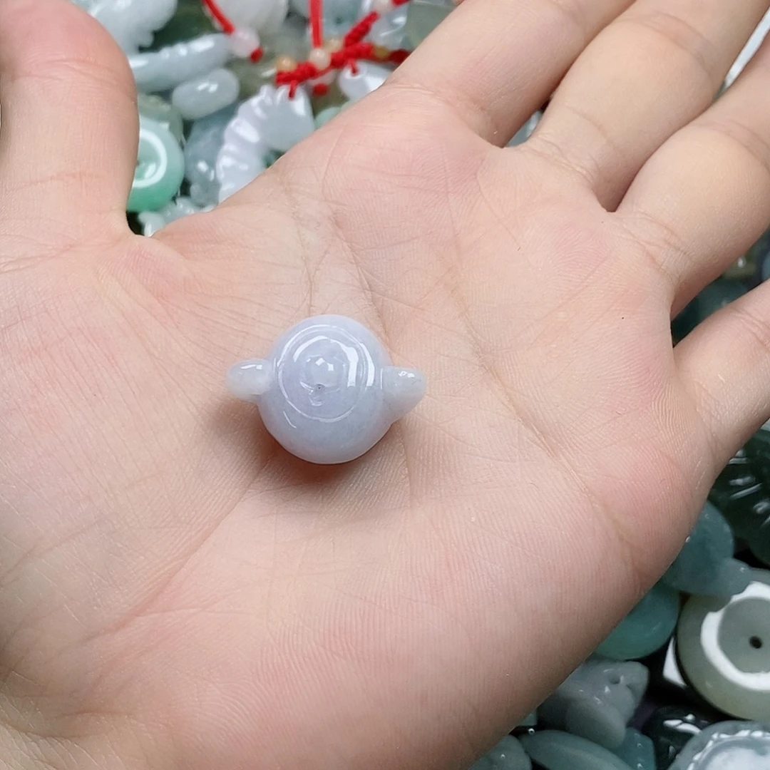 翡翠未镶嵌吊坠(不含链)把把壶