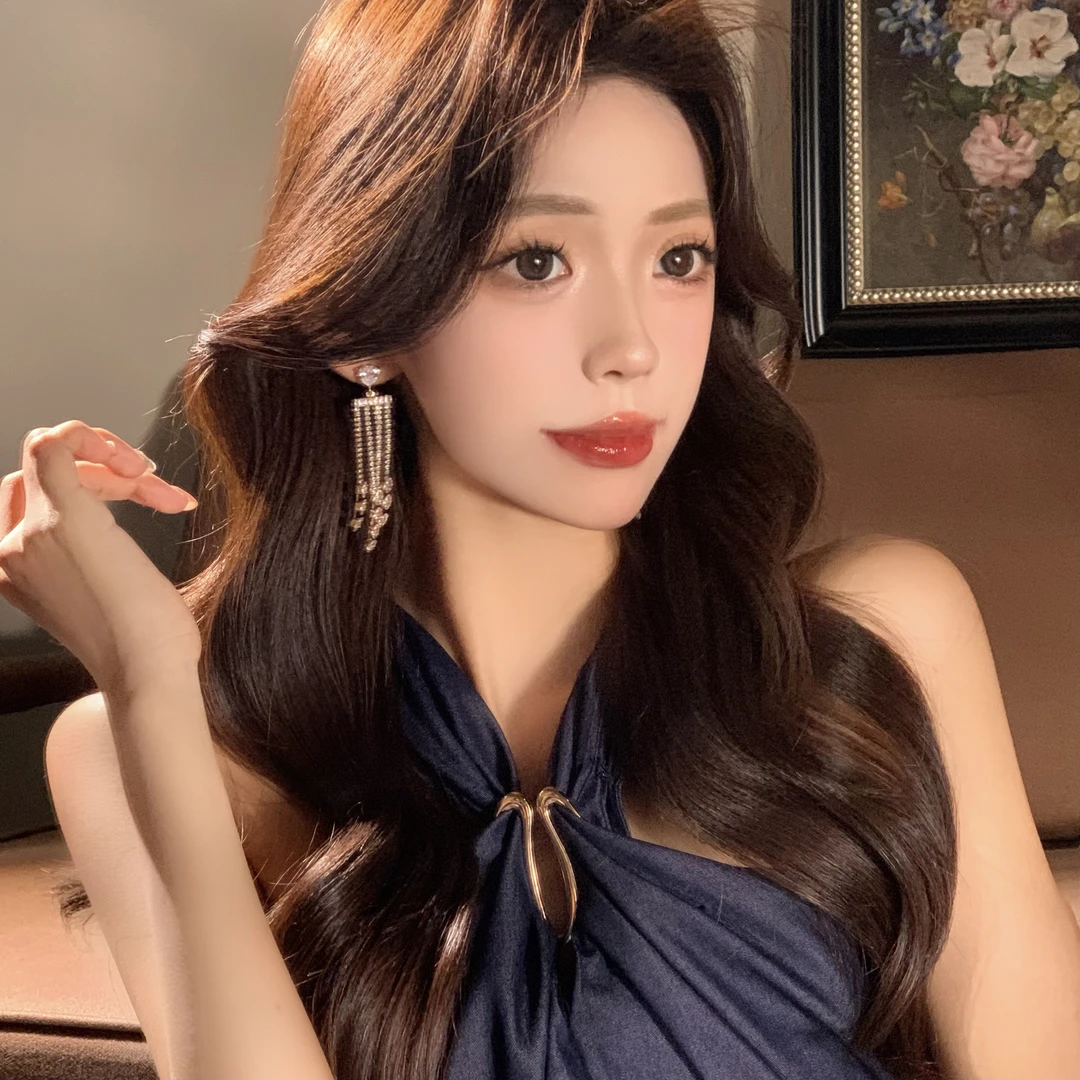 FULL GIRLISH耳环02471高级感流苏耳钉耳钉女