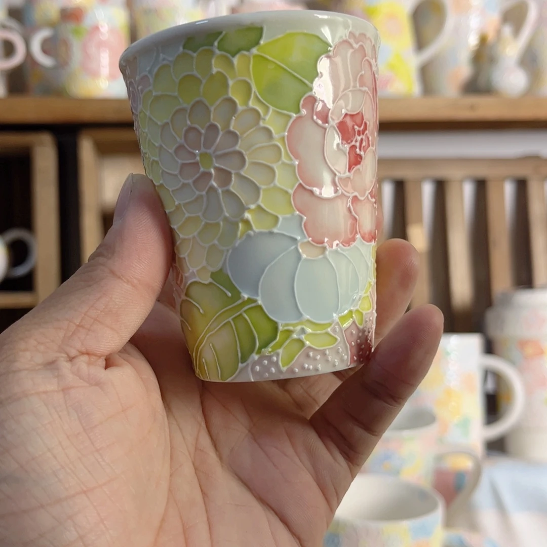 普通钢化玻璃双饮款