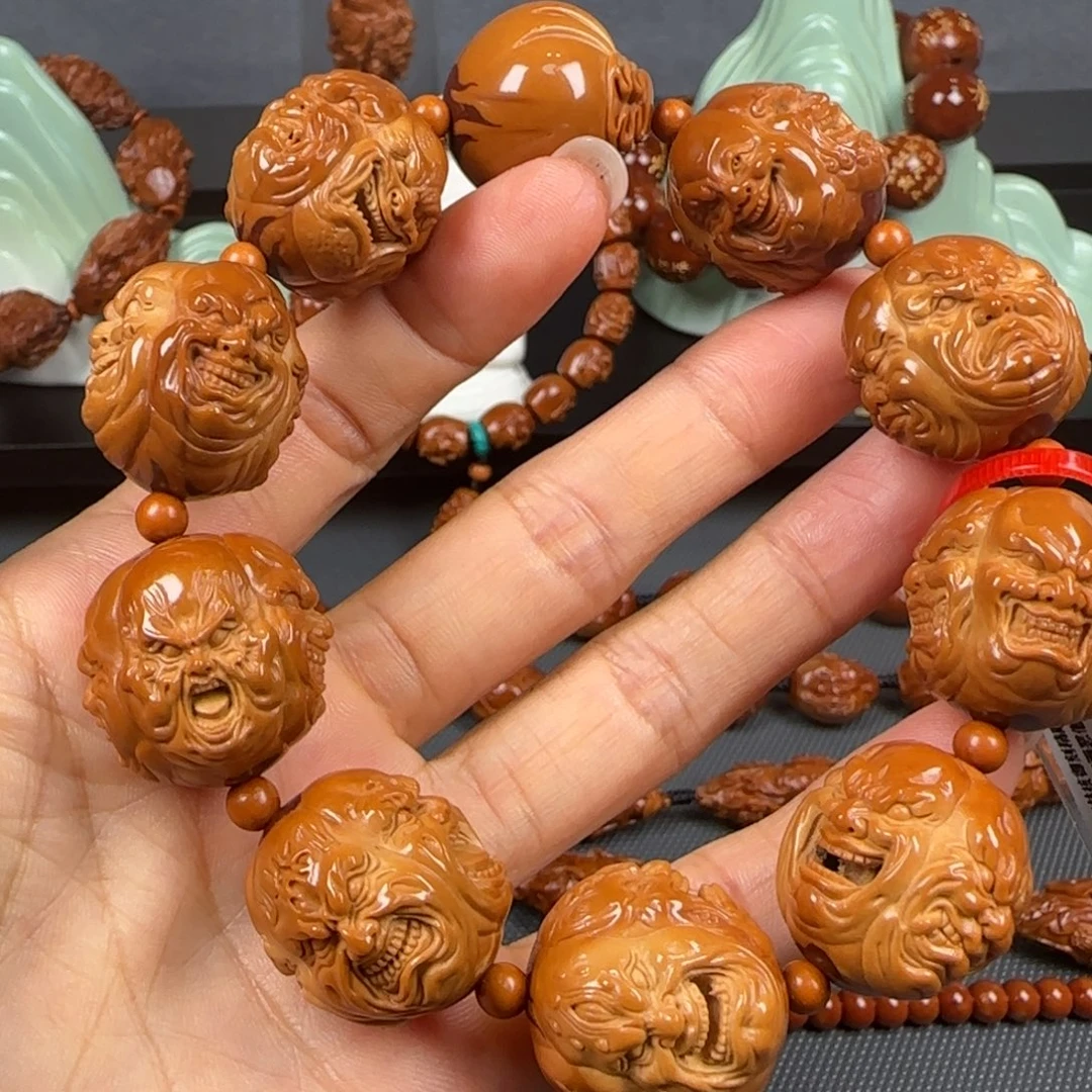 吊坠橄榄核油核四面恶僧