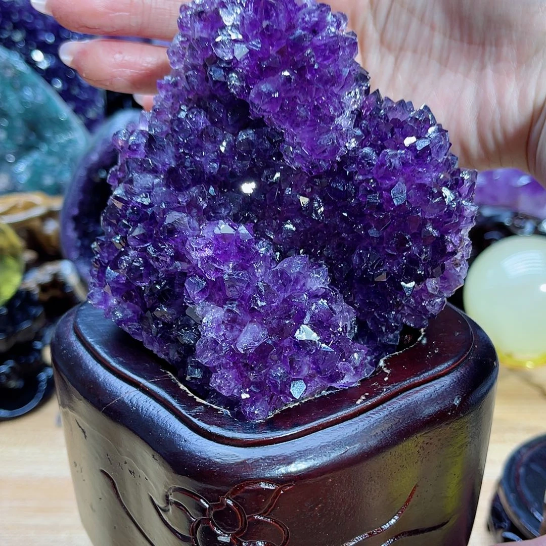 未镶嵌大型摆件（非配饰）紫晶