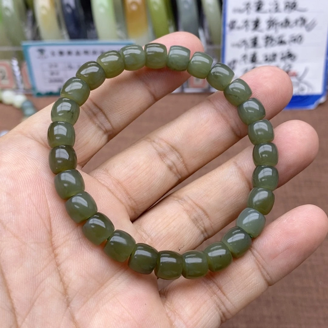 未镶嵌手串和田玉卡8