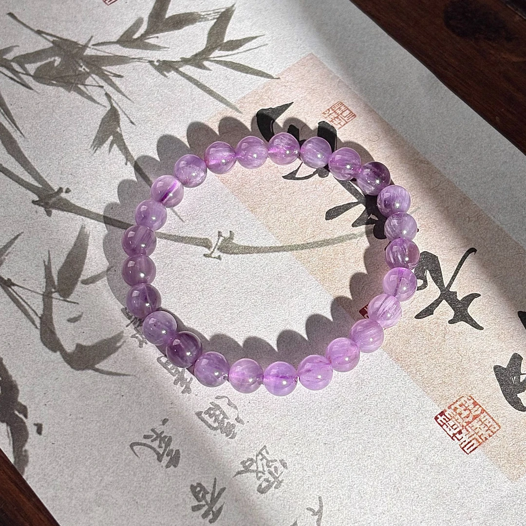【九紫】天然紫钛能量水晶紫色气质款手串女款-多样性发其一-ZT102