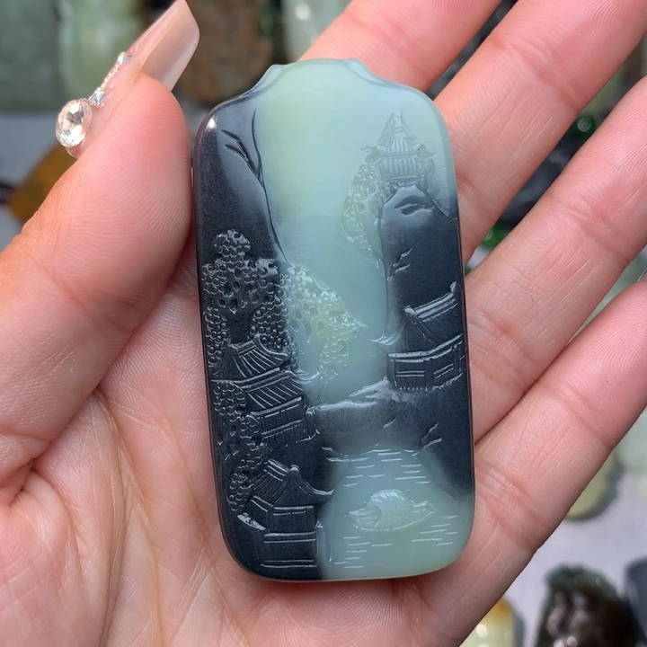 和田玉挂件未镶嵌