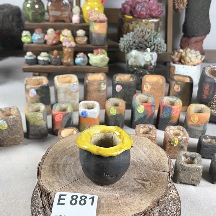 紫砂花盆神**咩陶瓷花盆