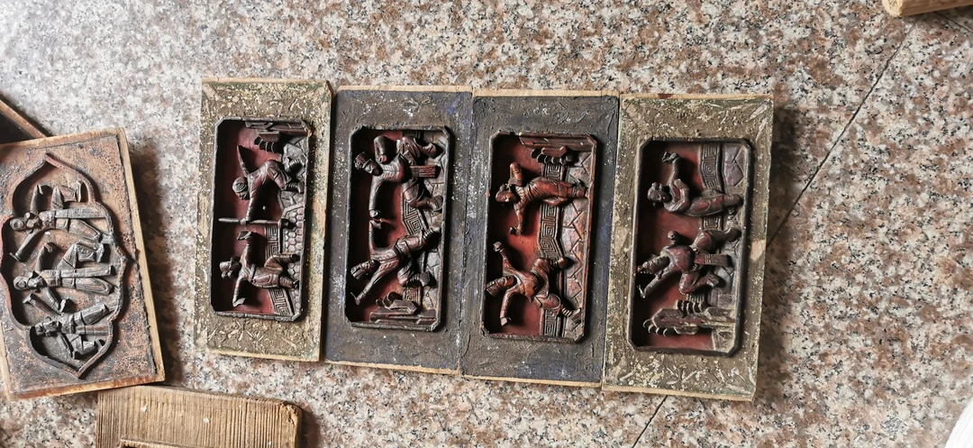 8号连接老木雕花板镂空