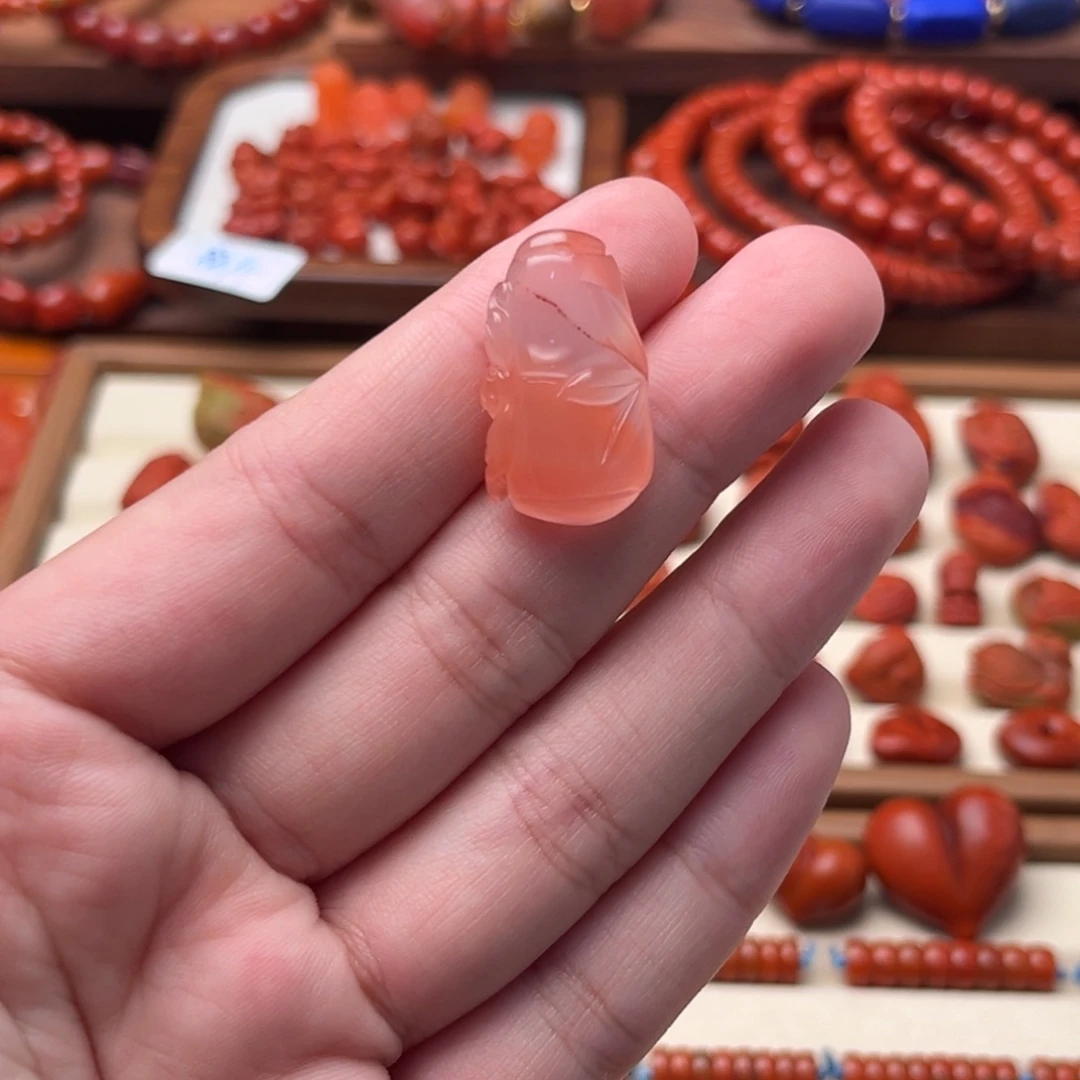 未镶嵌南红南红玛瑙12冰飘花节节高升