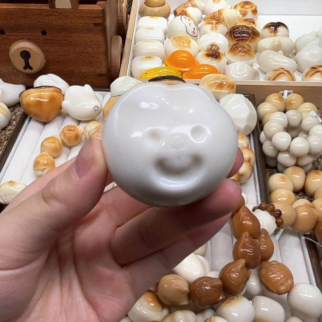 手串菩提根/象牙果10.6.15象牙果把件兔头微瑕