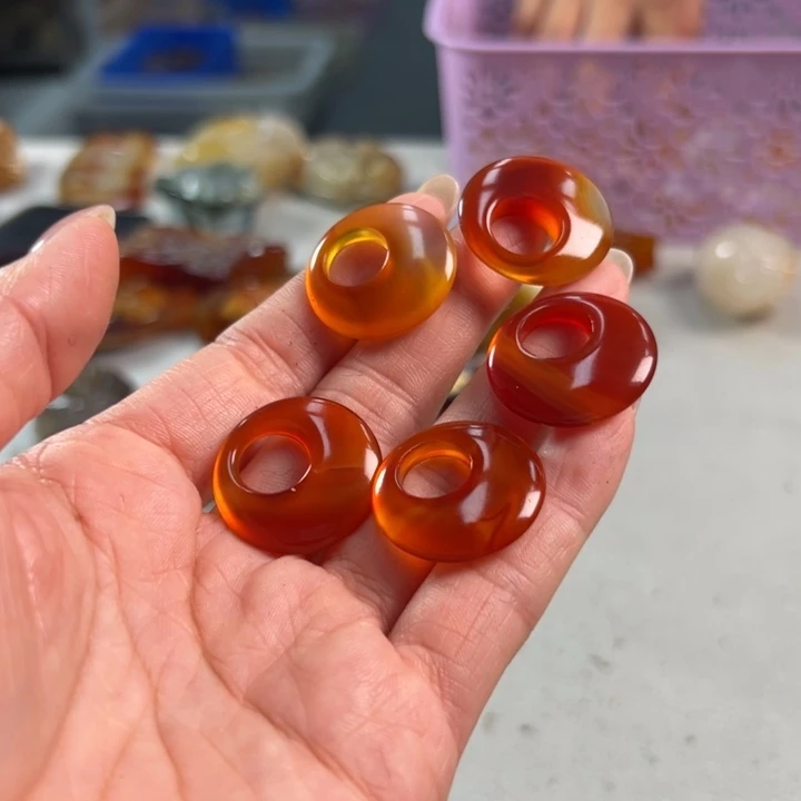 玛瑙/玉髓吊坠(不含链)未镶嵌