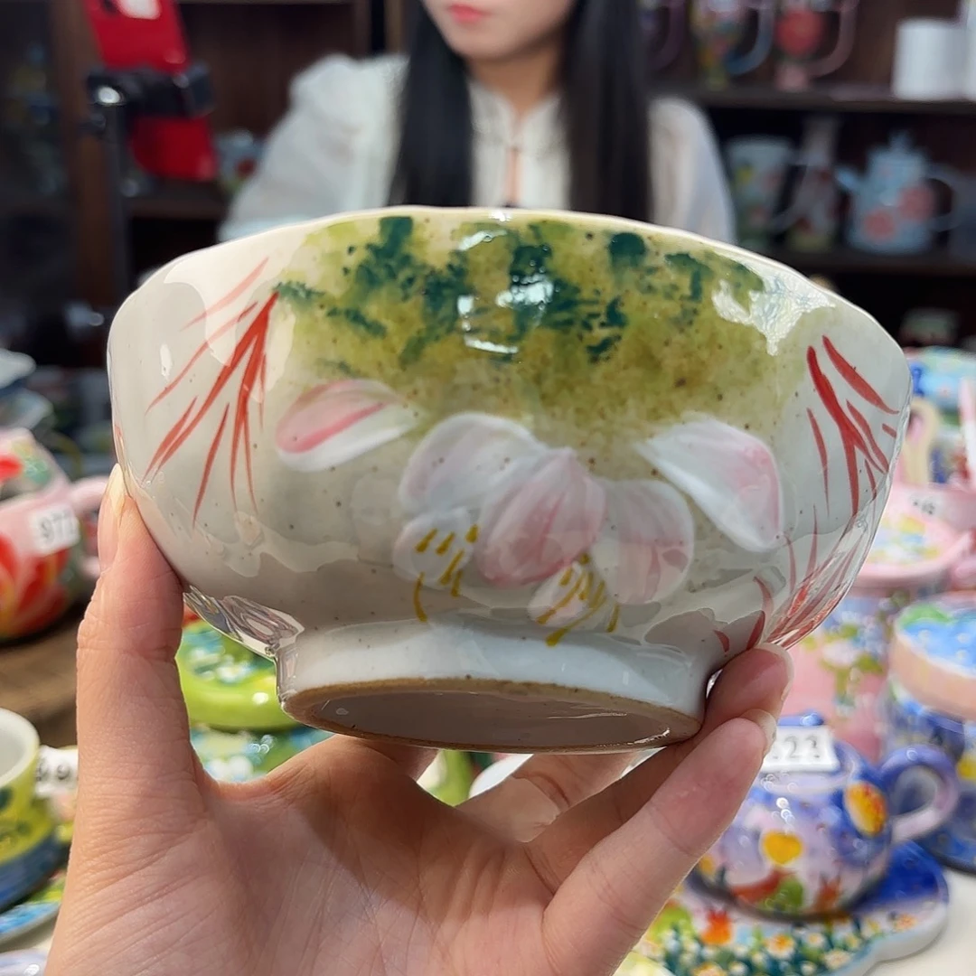 瓷片景德镇手绘高温釉下彩陶瓷茶具
