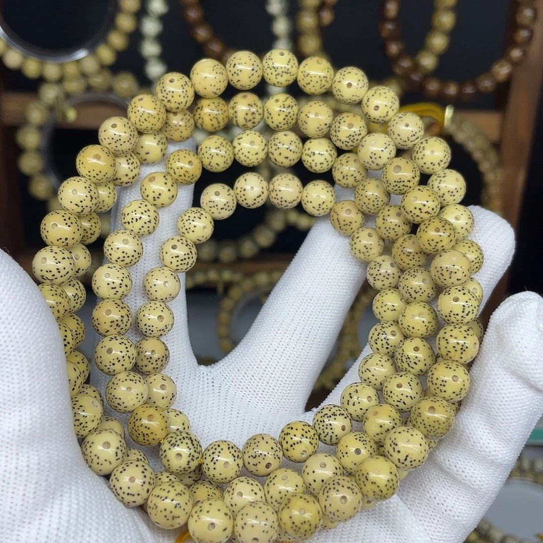 放***手吊坠星月菩提9圆珠，大眼睛