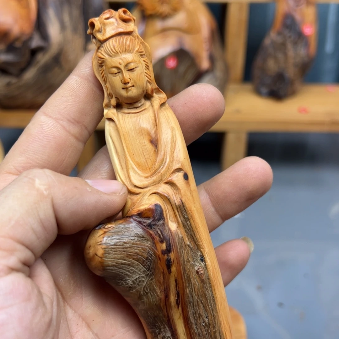 X***X木崖柏木摆件手把件