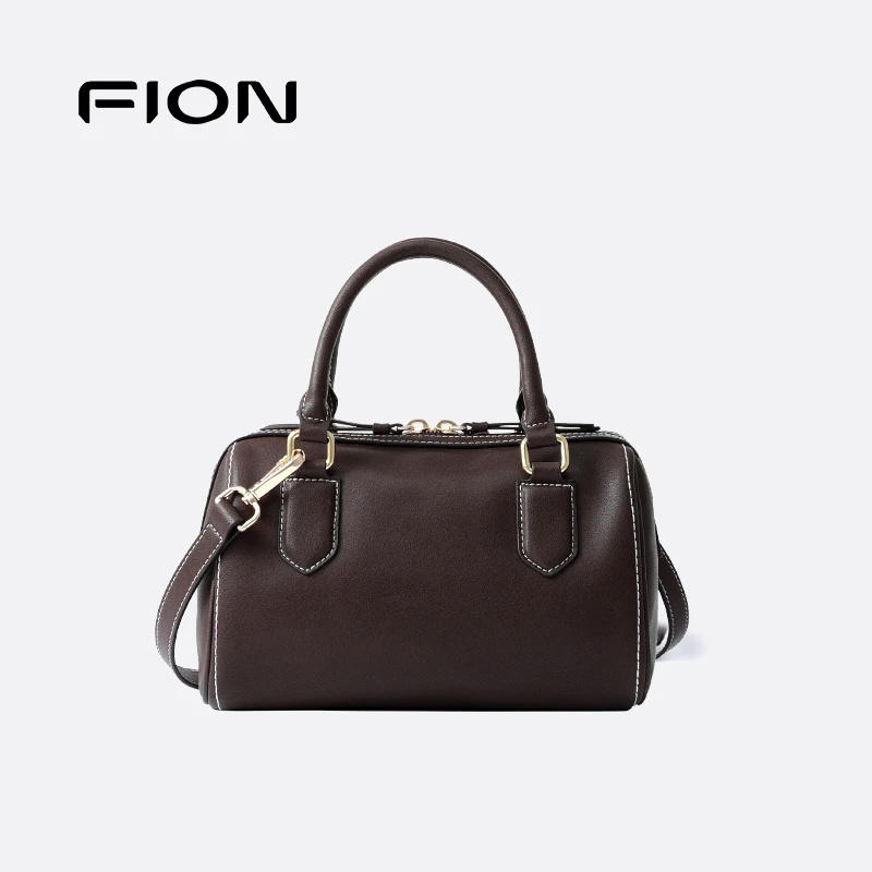 JDI菲安妮高级鎏金波士顿包女士手提包单肩包斜挎包FAAFVNG061