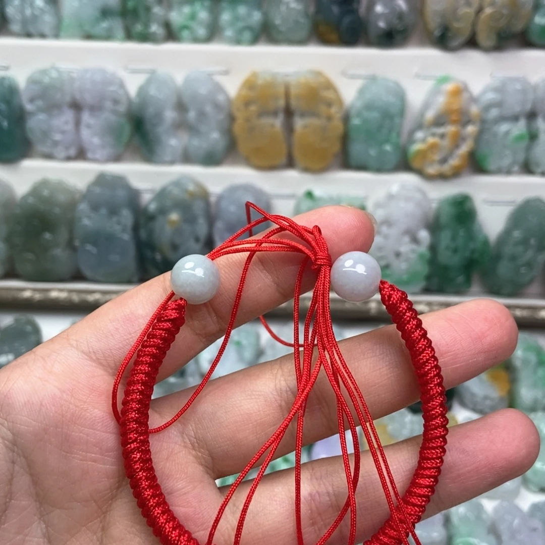 佛***莲翡翠未镶嵌吊坠(赠链)