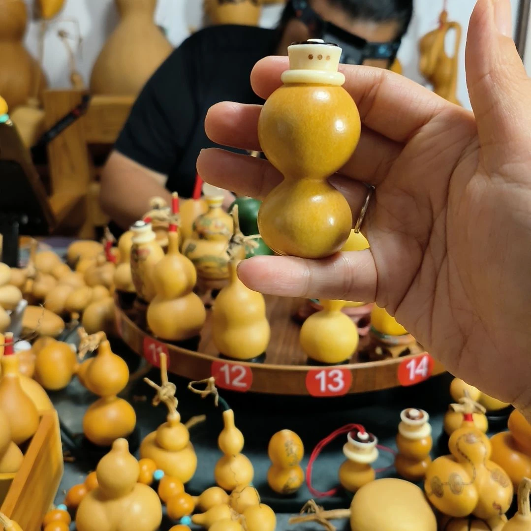 大***木葫芦福禄双全手把件