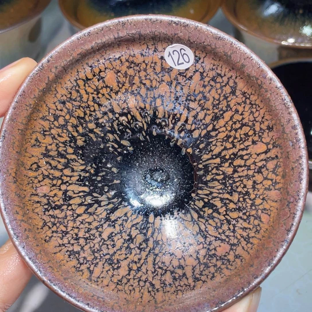 灿***光茶盏龙窑柴烧建盏126
