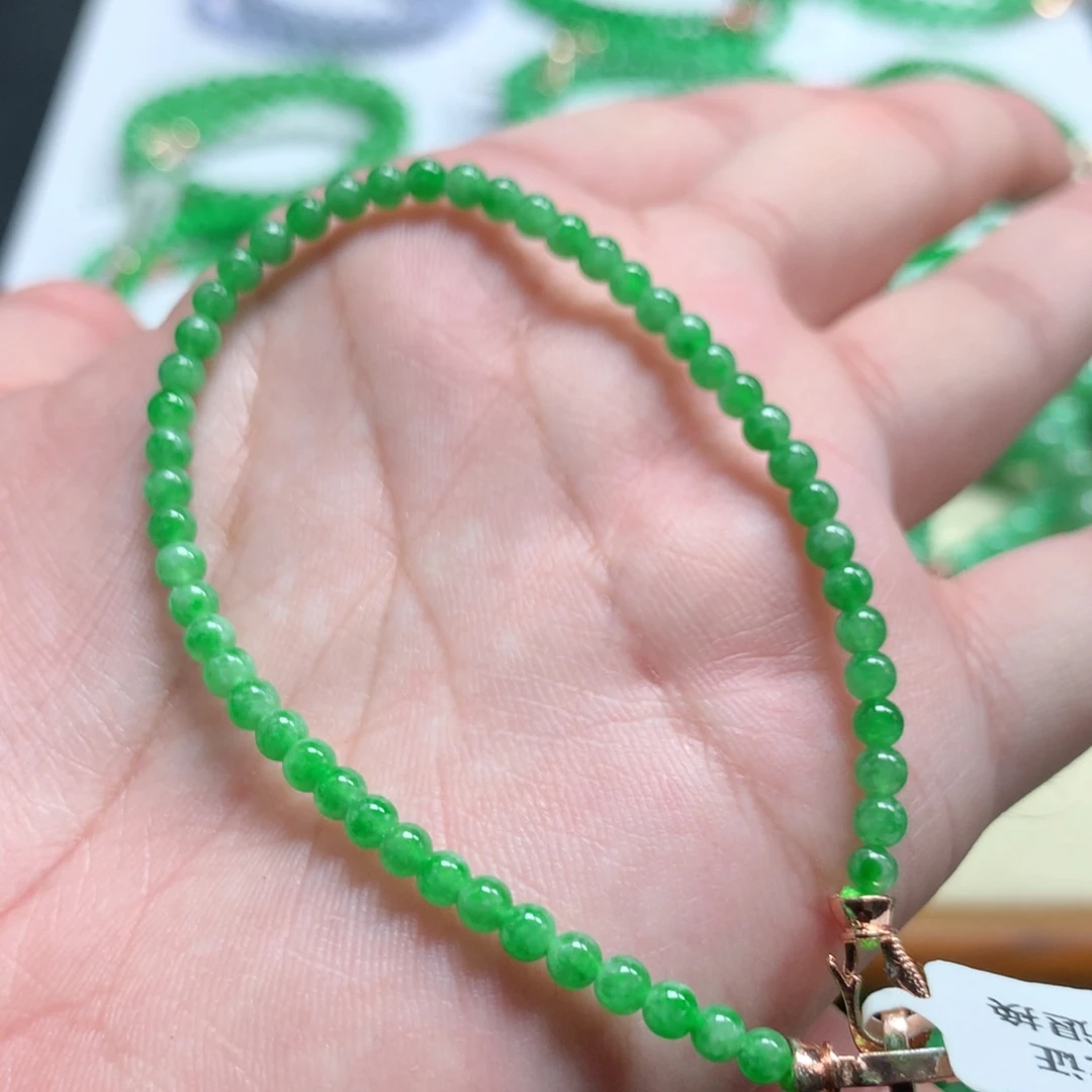 翡翠未镶嵌手链翡翠