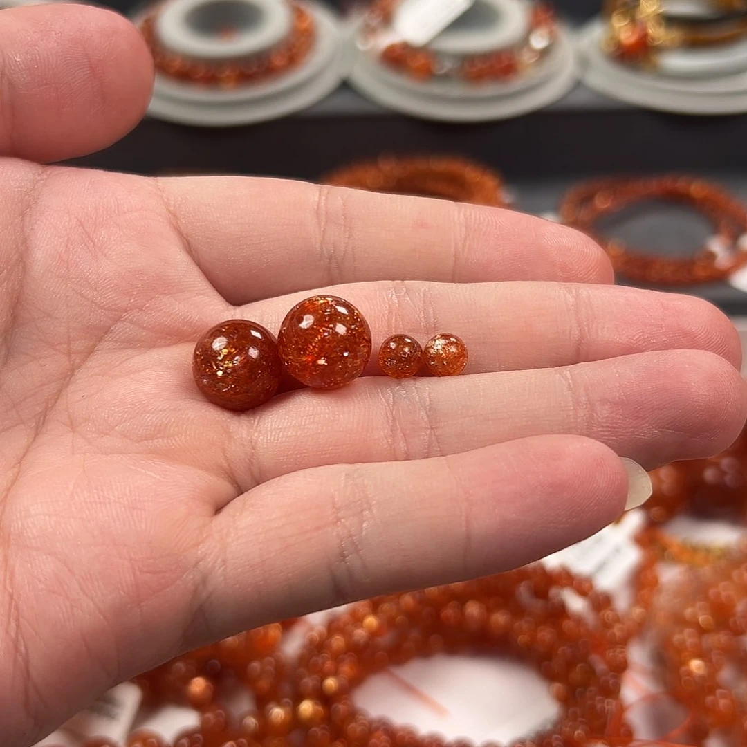 无非金属一***果金太阳定制散珠