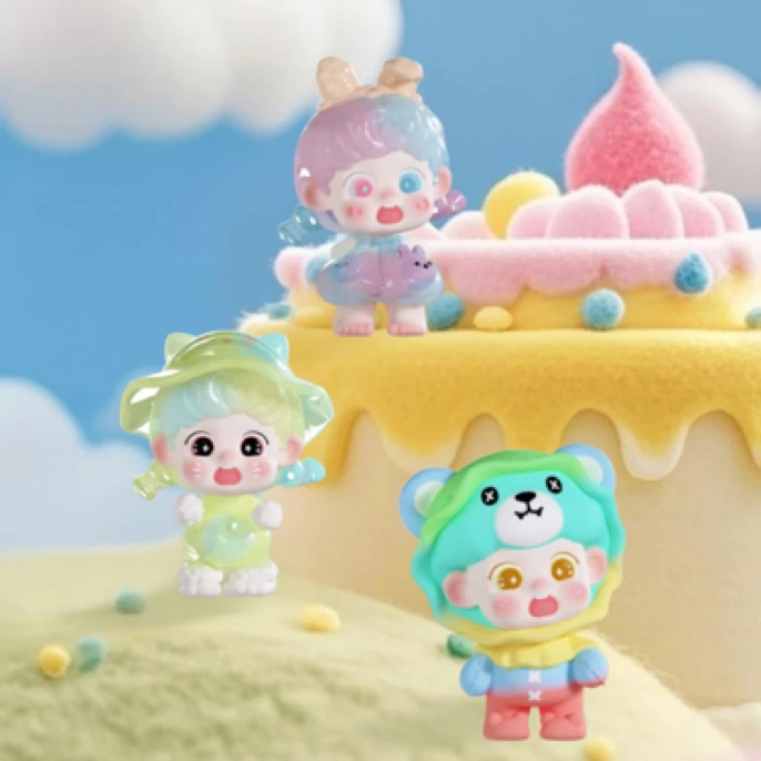 【拆盒】DunDun森林甜心系列萌粒盲盒潮玩盲盒 装饰品摆件