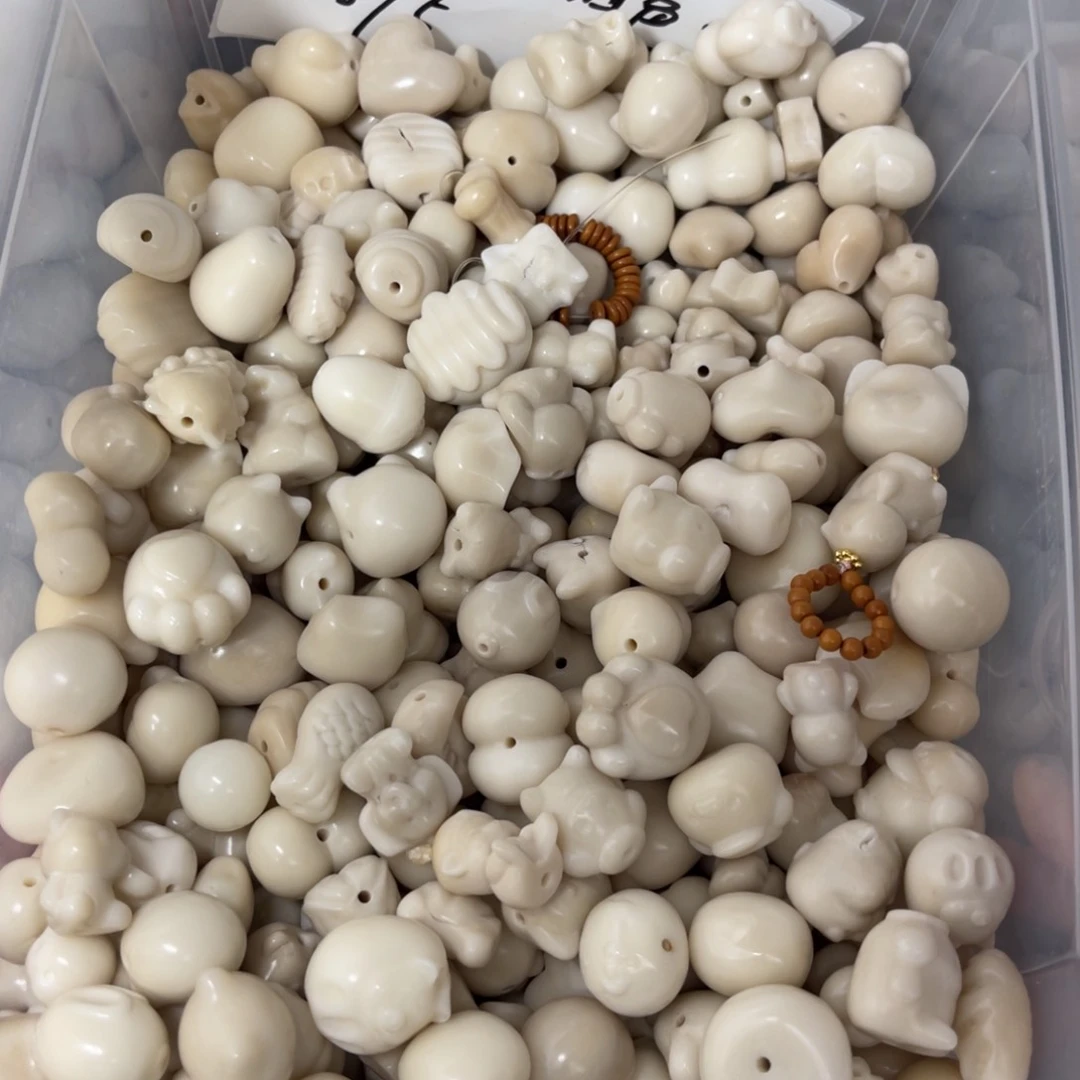 吊坠白玉菩提yx16象牙果5颗不重复瑕疵