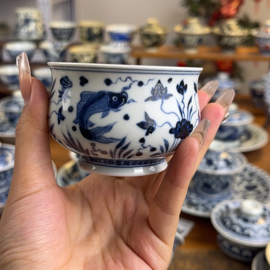 微瑕鱼藻高如式杯