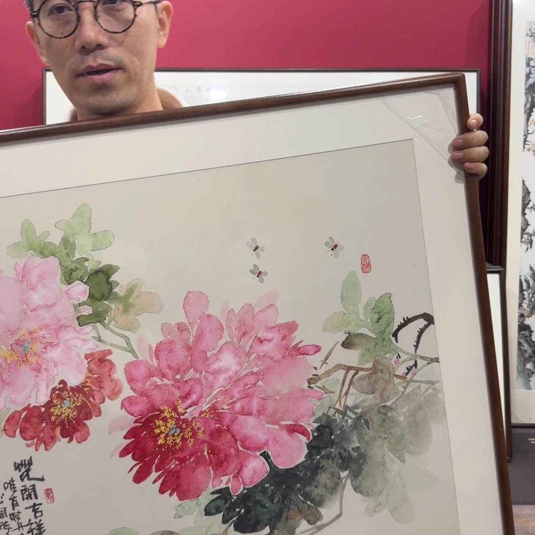 国画带框80/80尺寸