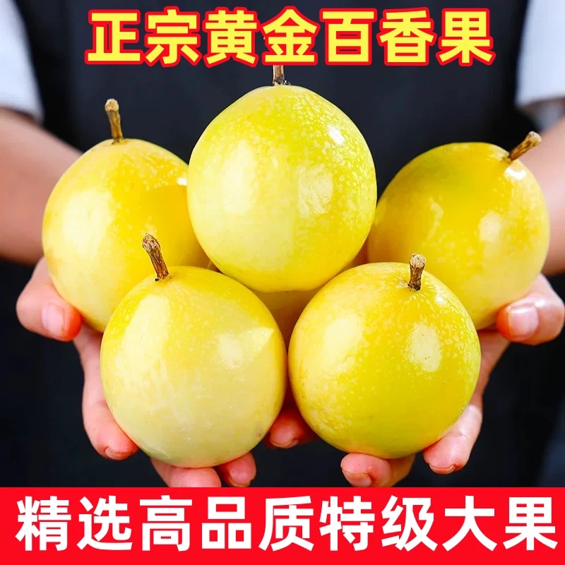 【5斤特价抢】云南钦蜜9号黄金百香果当季新鲜水果百香果批发整箱装
