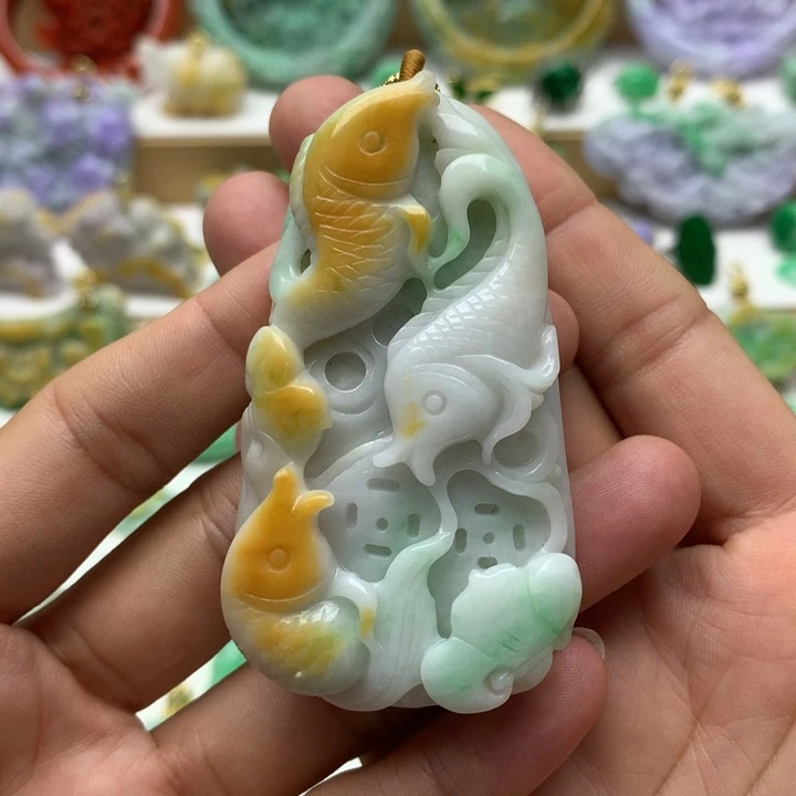 颈饰未镶嵌翡翠翡翠