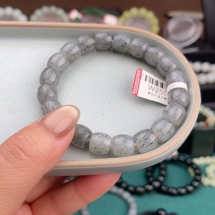 和田玉未镶嵌手链新疆喀拉喀什河青花卡10