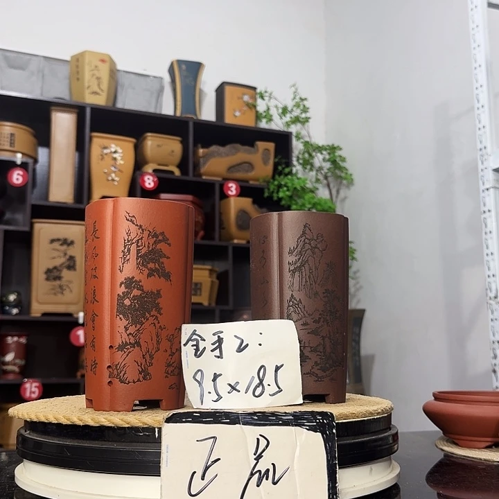 紫砂花盆盆友记紫砂