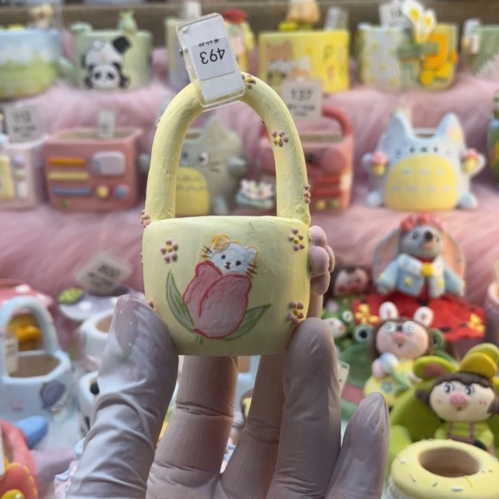 493篮子手工盆现货