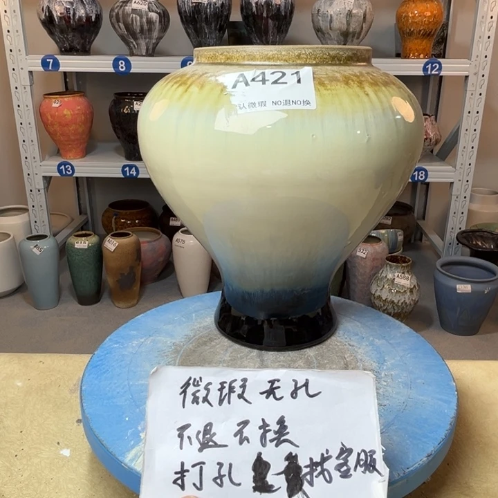 景德镇陶瓷花盆421